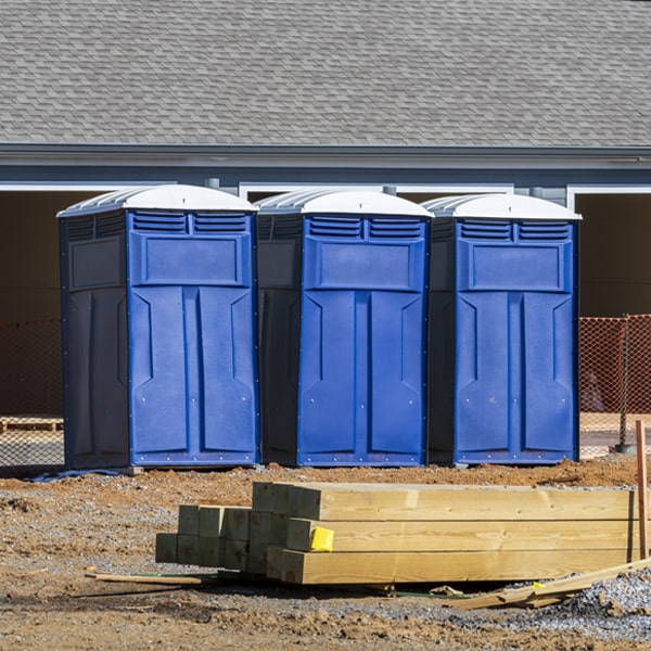 what is the expected delivery and pickup timeframe for the portable toilets in Lytle Creek CA